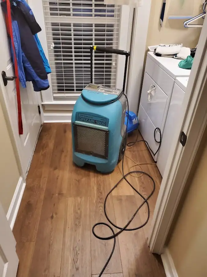 Commercial dehumidifier deployed for Flood Damage Cleanup in Hastings