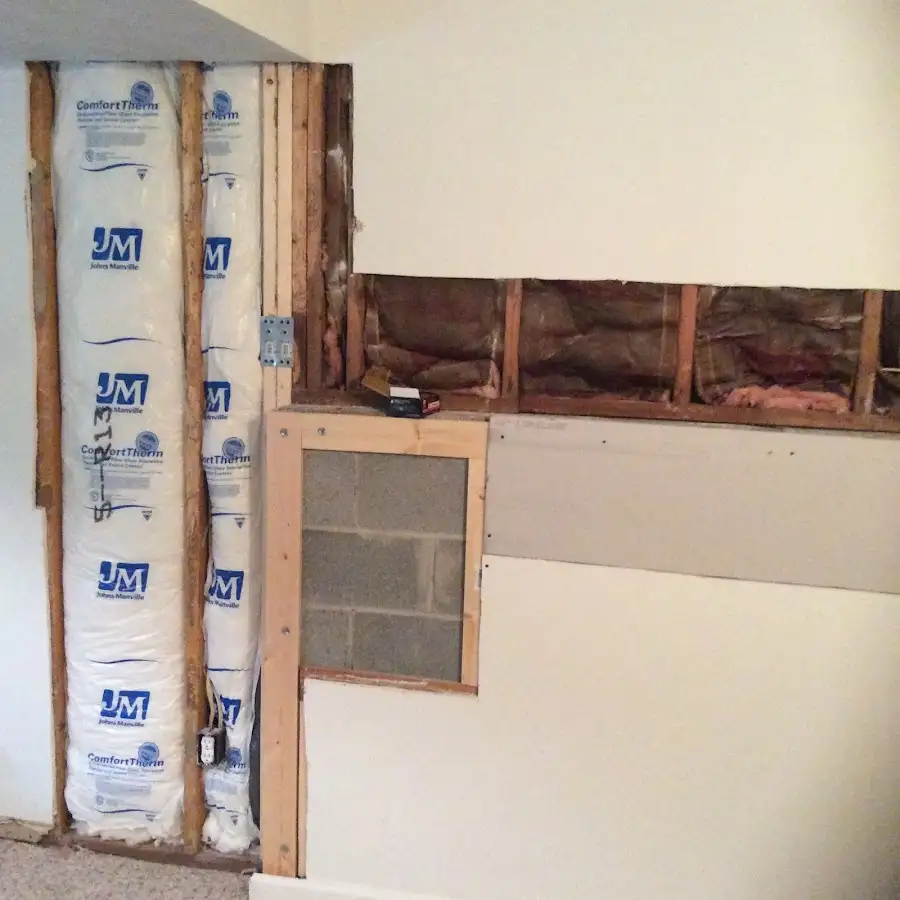 Wall insulation replacement during Odor Removal & Deodorization in Hastings